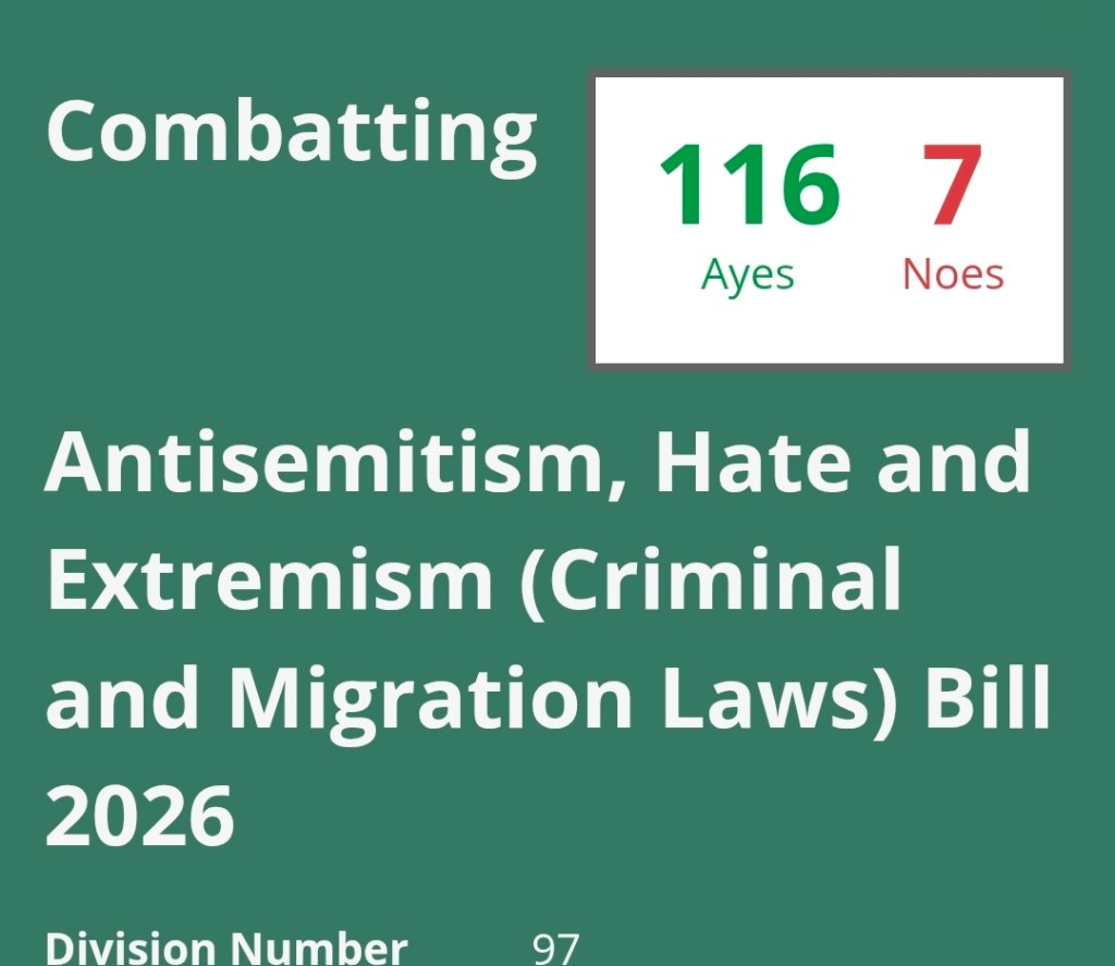 لایحه «مقابله با یهودستیزی، نفرت‌پراکنی و&nbsp;افراط‌گرایی»